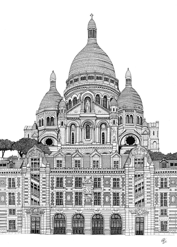 Caserne Montmartre - réalisée pour l'Armée de Terre