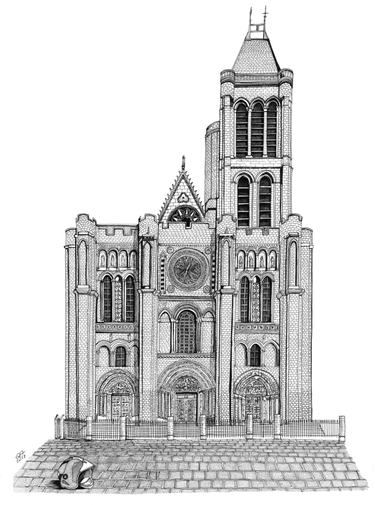 Basilique Saint-Denis - A3 - Oeuvre réalisée pour les Sapeurs Pompiers de Paris