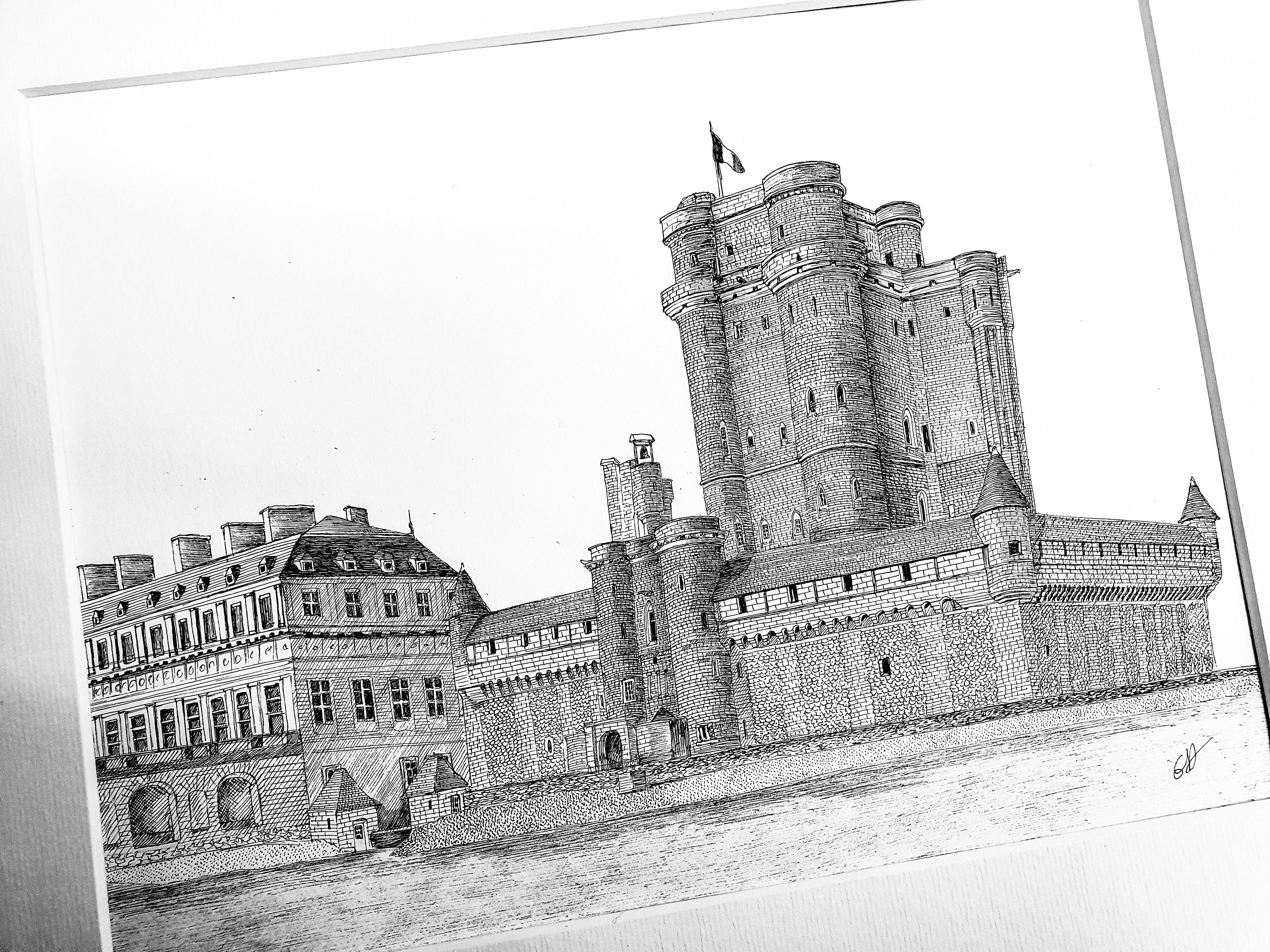 Fort et caserne de Vincennes - Réalisée pour l'Armée de Terre - 65x50
