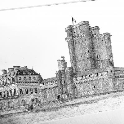Fort et caserne de Vincennes - Réalisée pour l'Armée de Terre - 65x50